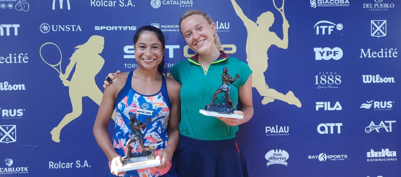 María Fernanda Herazo junto a Lexie Stevens.