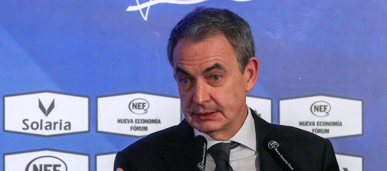 El expresidente del Gobierno español José Luis Rodríguez Zapatero.