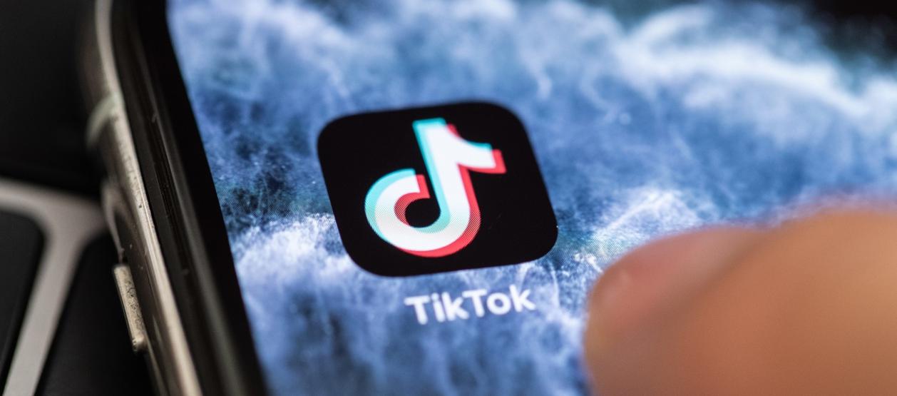 La aplicación TikTok.