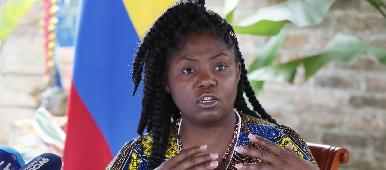 La vicepresidenta colombiana, Francia Márquez.
