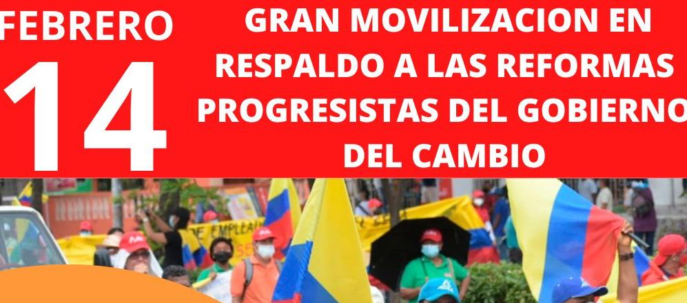 Imagen del anuncio de la marcha.