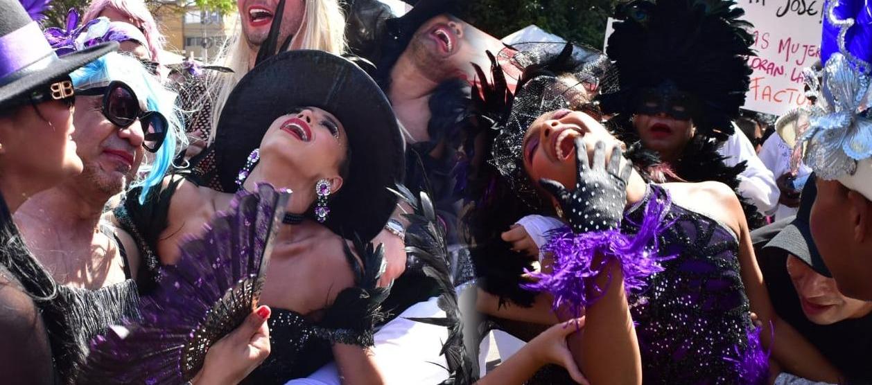 Natalia y Tahiana, vestidas de viudas