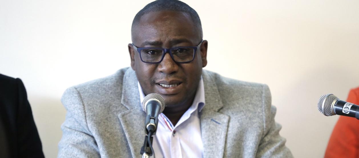 El excomisionado de la Verdad y líder social del departamento del Chocó, Leyner Palacios.