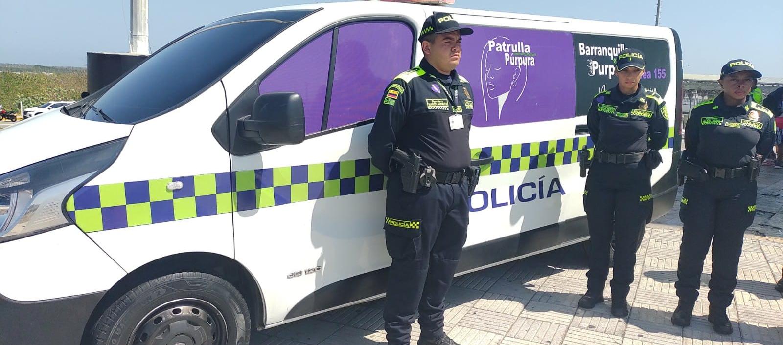 Imagen de la Patrulla púrpura.