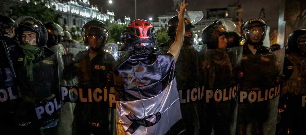 Imagen de las protestas.