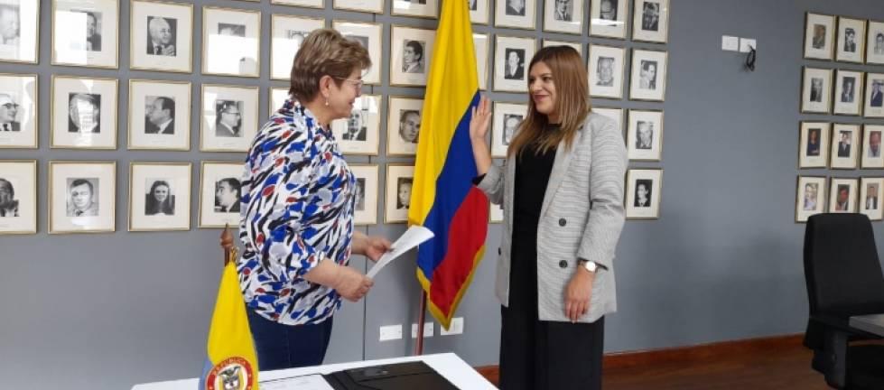 Posesión de Flor Esther Salazar.