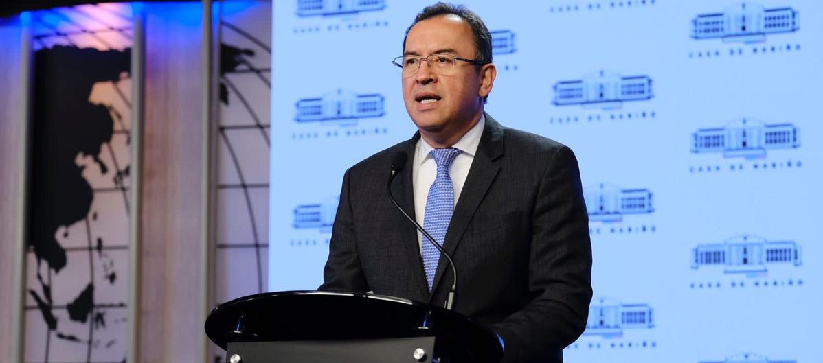 Alfonso Prada, ministro del Interior.