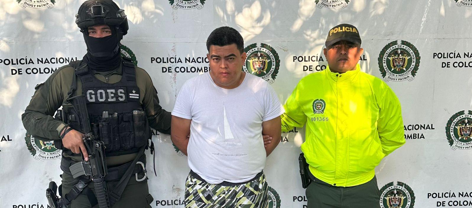 Fabian Arturo Llamas Pacheco, el capturado.