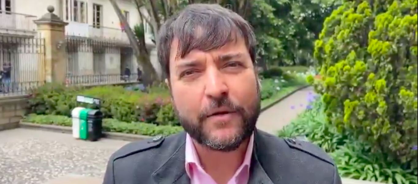 El Alcalde de Barranquilla, Jaime Pumarejo.