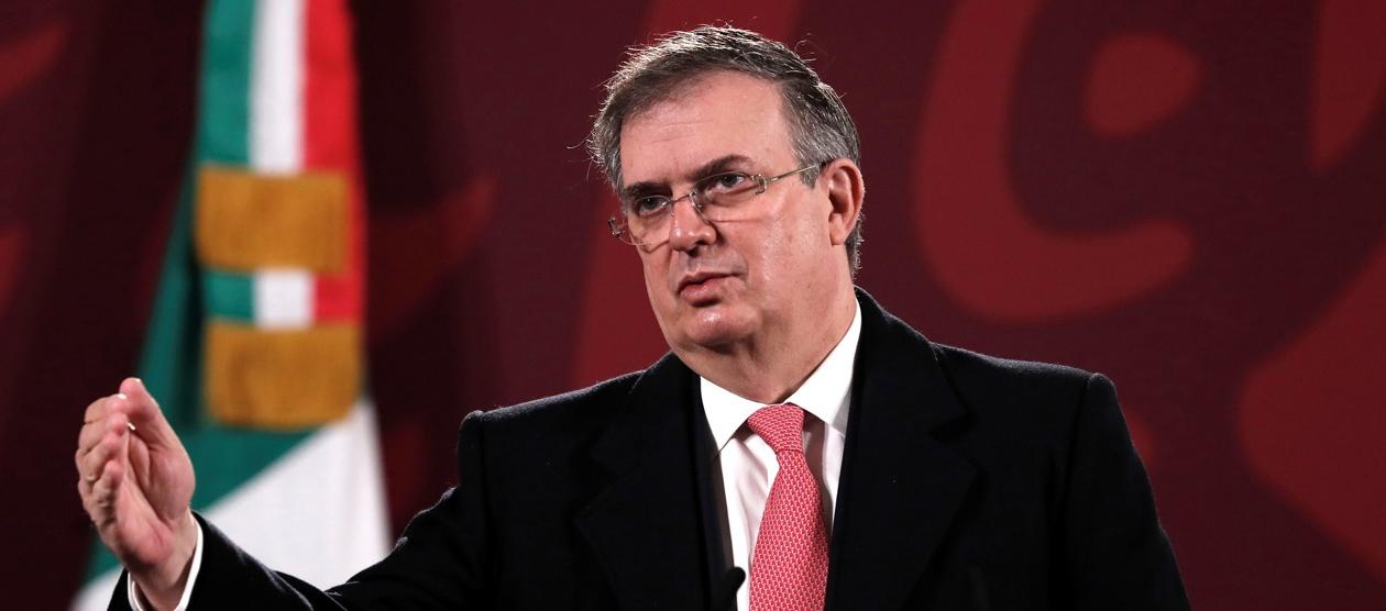 Secretario de Relaciones Exteriores de México, Marcelo Ebrard. 