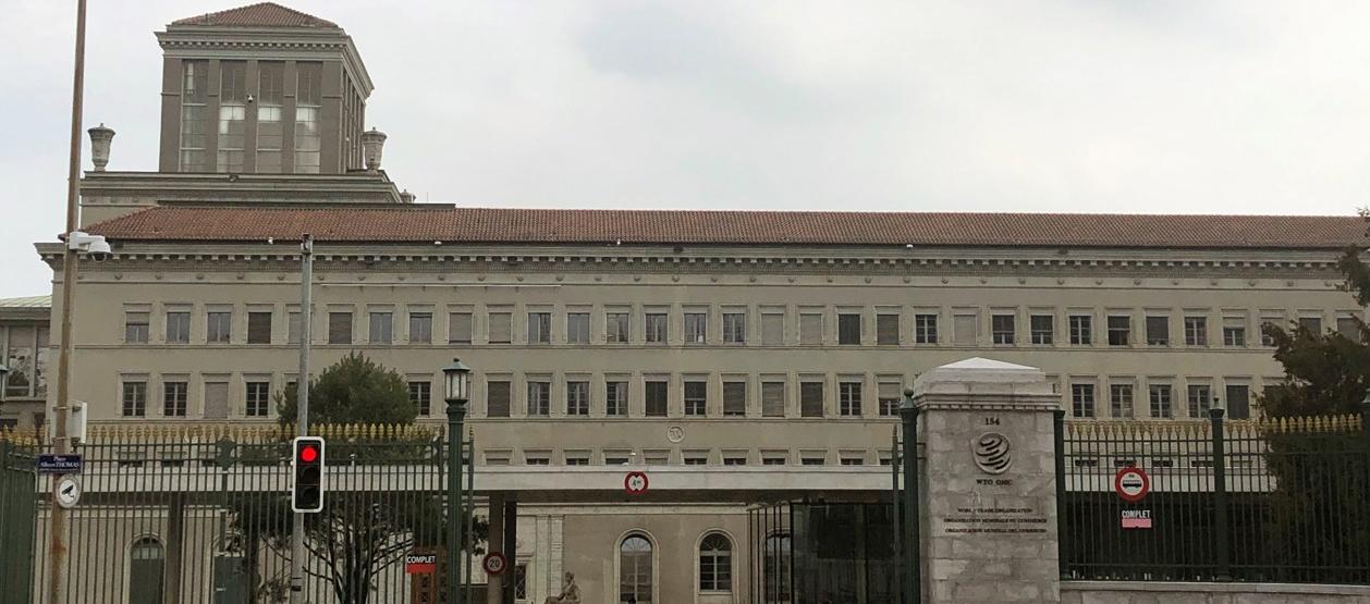 Sede de la Organización Mundial del Comercio.