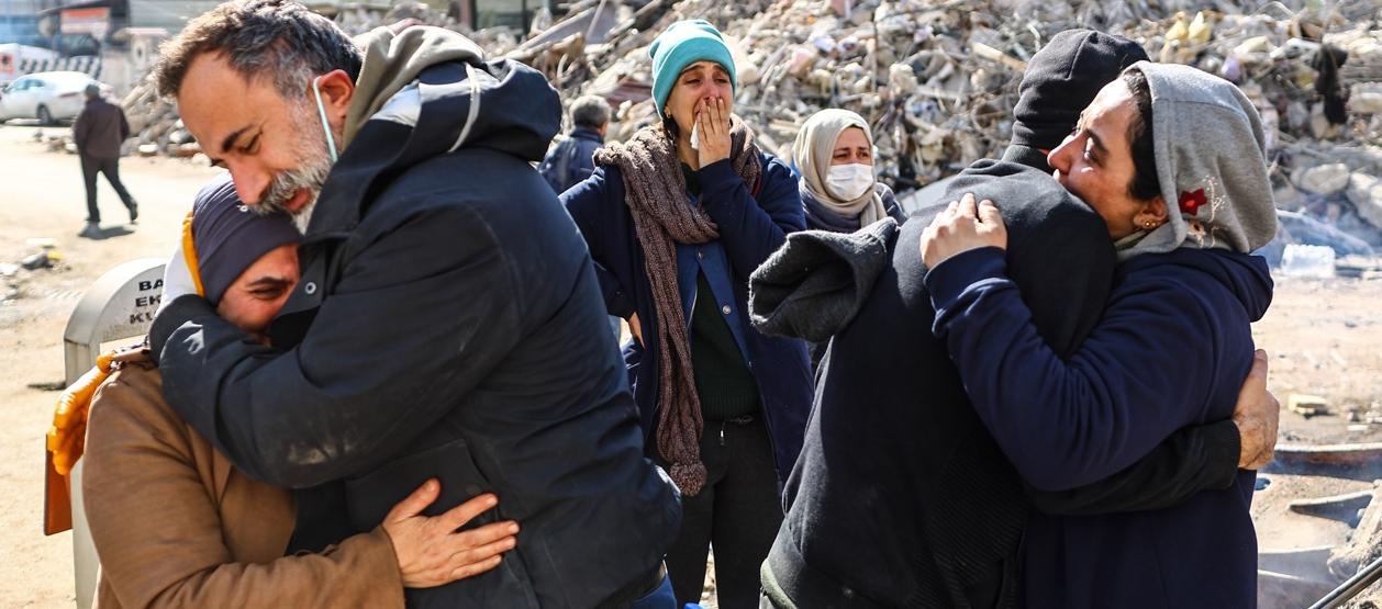 Las imágenes de dolor en Turquía.