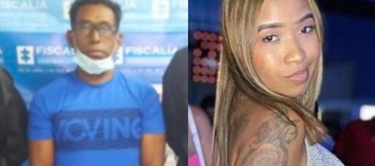 Carlos Fernández Villa, capturado, y Yared Pomares, asesinada.