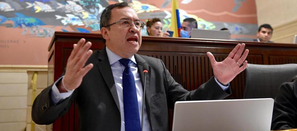 El Ministro del Interior, Alfonso Prada.