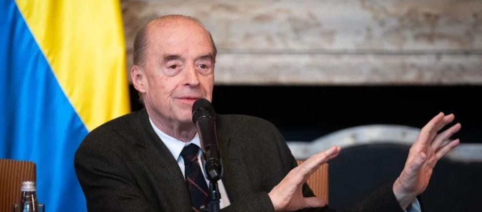 El Canciller Álvaro Leyva.
