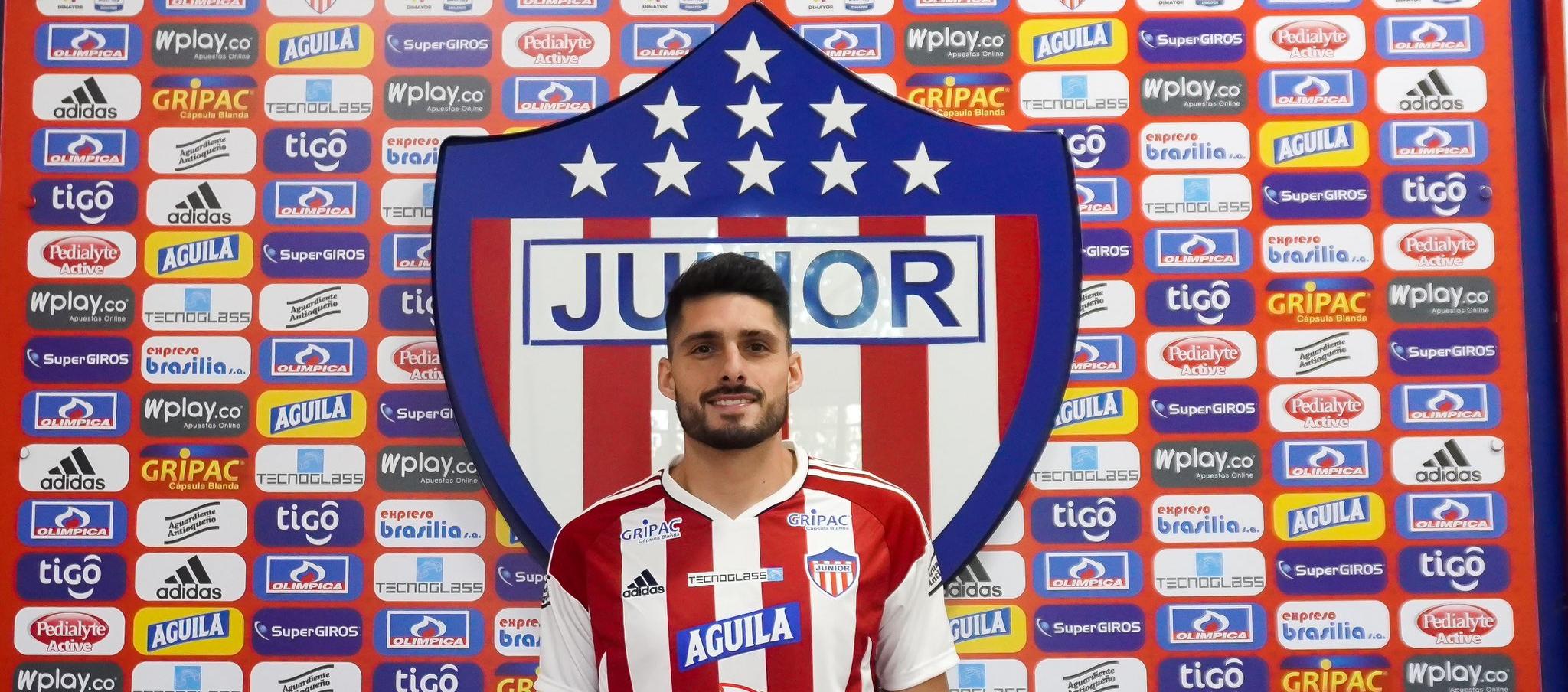 Federico Andueza se puso por primera vez la camiseta del Junior.