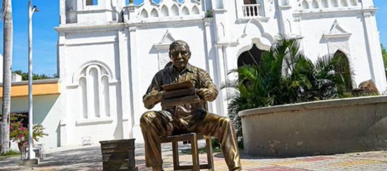 Imagen de la Plaza Central de Aracataca.