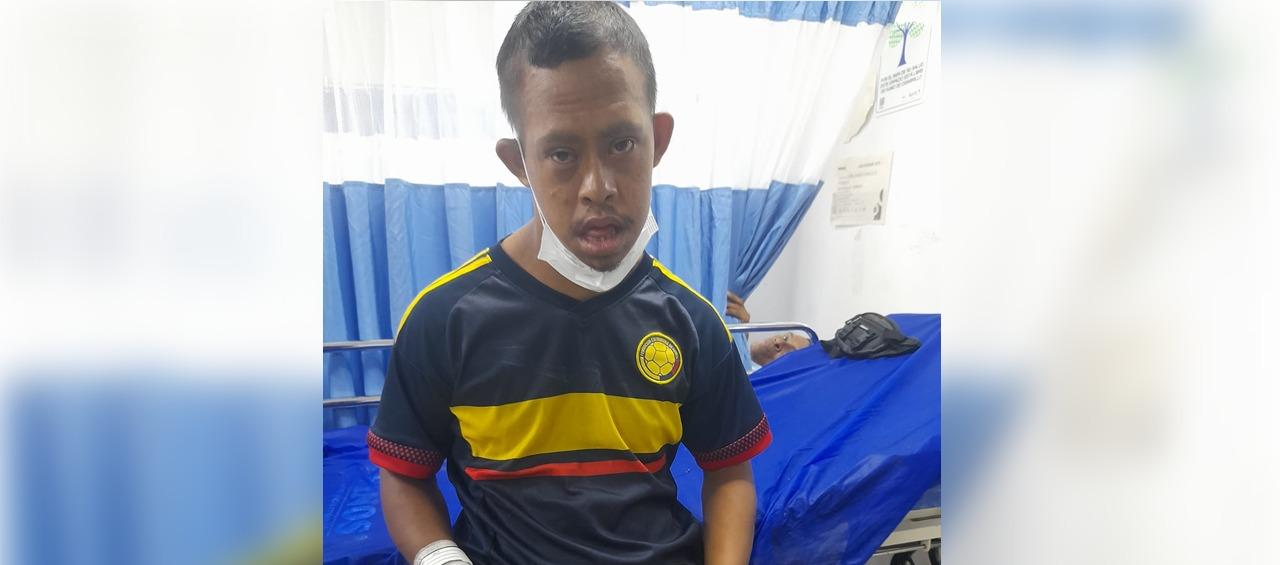 Esta es la persona que se encuentran en urgencias del Hospital General de Barranquilla