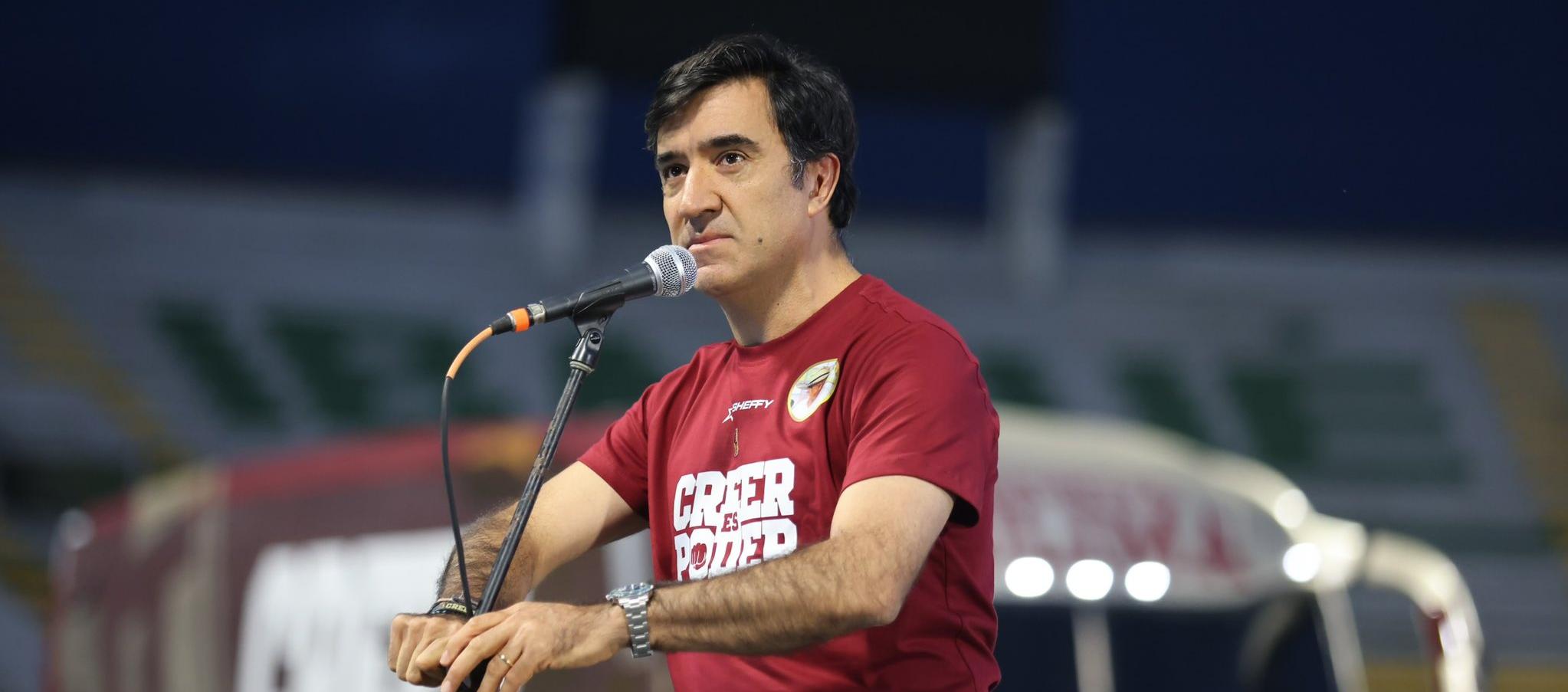 César Camargo, presidente del Deportes Tolima. 