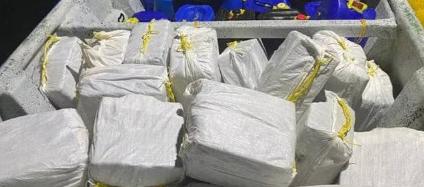 La droga era transportada en una lancha langostera