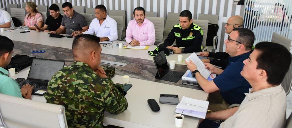 Consejo de seguridad en la Gobernación del Atlántico