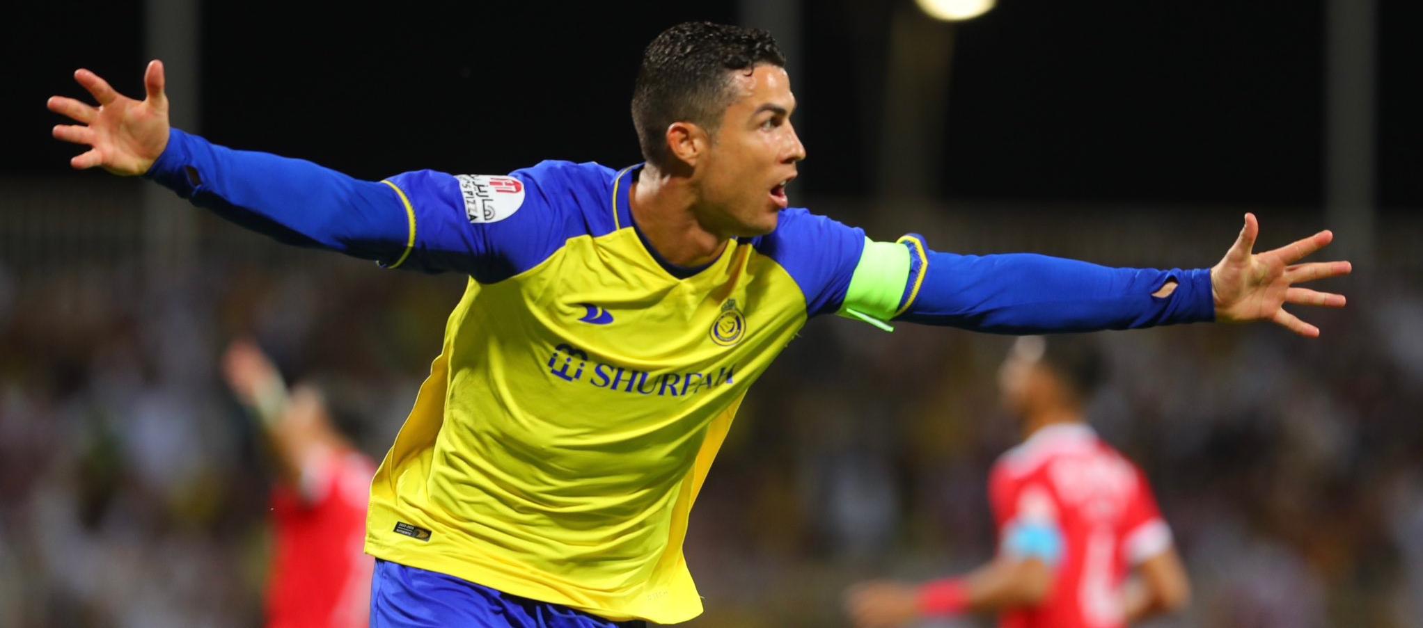 Cristiano Ronaldo celebra uno de sus goles con el Al Nassr.
