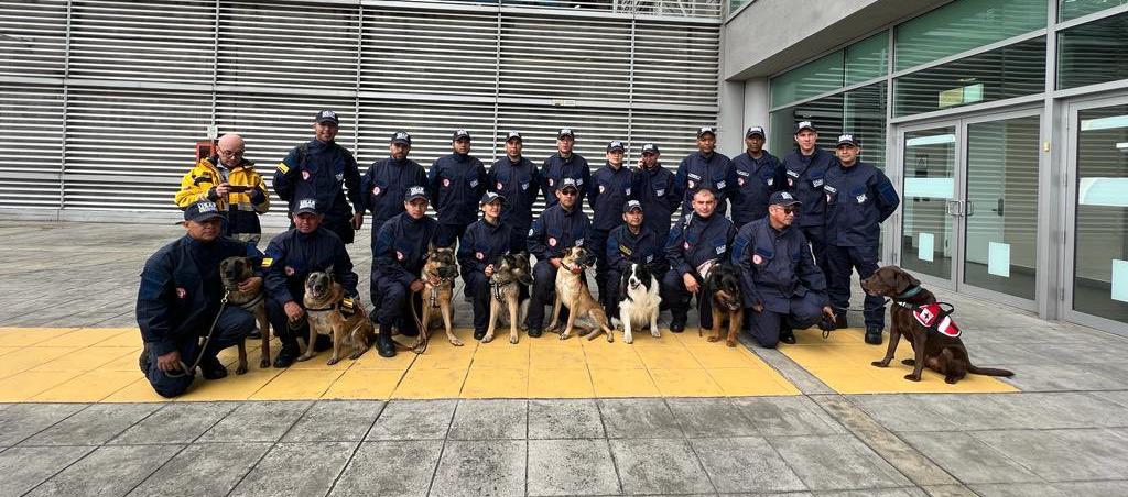 Equipo médico colombiano.