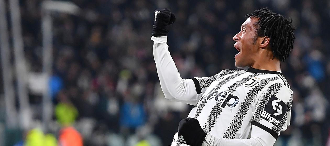 Juan Guillermo Cuadrado marcó el 1-1 para la Juve en el minuto 16.