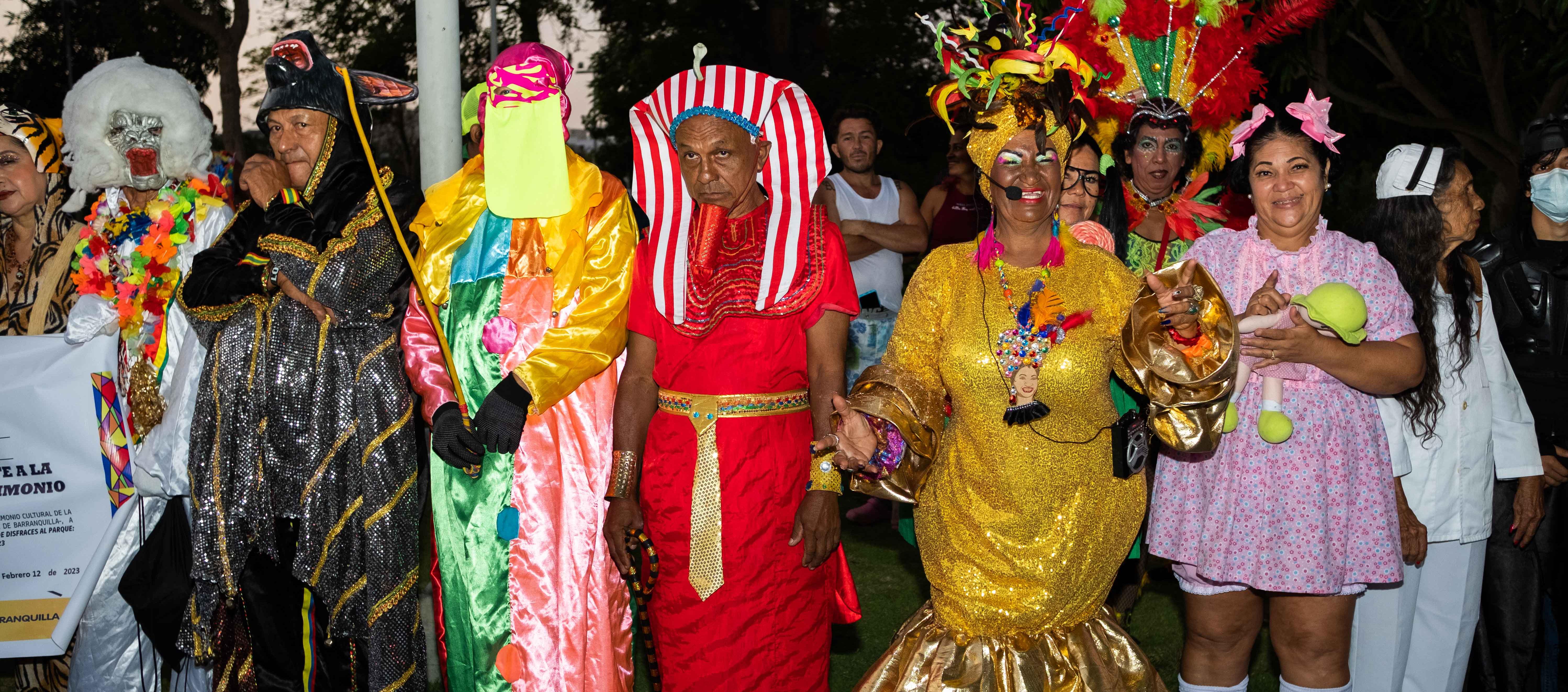 El evento de Fundicarnaval en el parque del barrio Las Mercedes