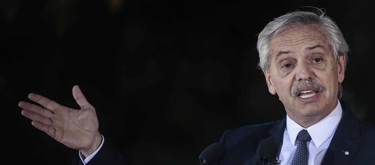 Alberto Fernández, presidente de Argentina e impulsor de la propuesta.