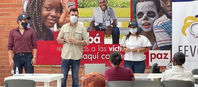 Reunión de víctimas de FARC amenazadas.