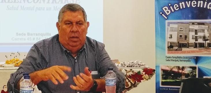 Juan Isaac Llanos, presidente de la Sociedad de psiquiatría del Atlántico