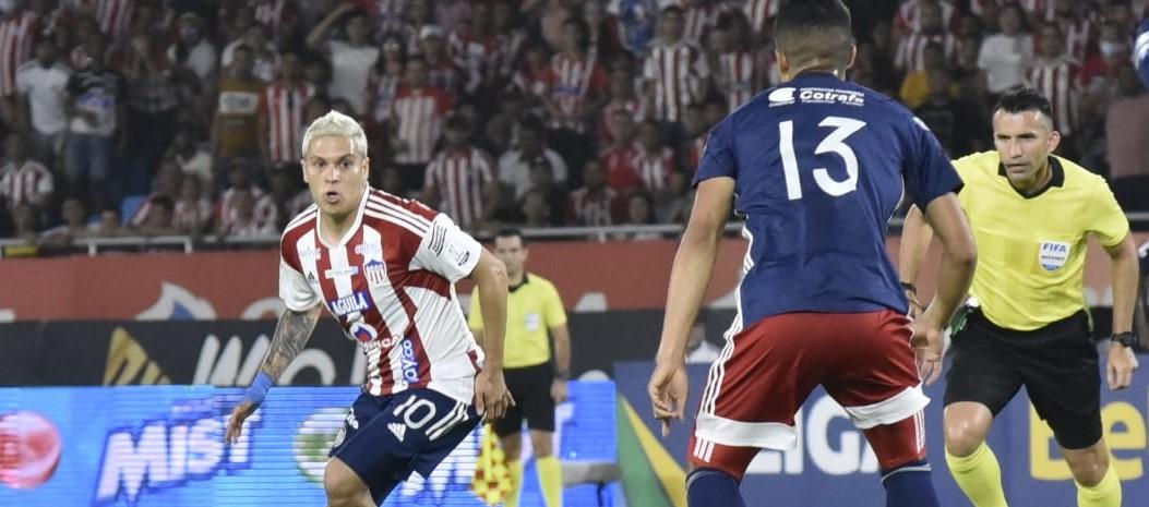 Juan Fernando Quintero debutó con Junior contra Medellín.