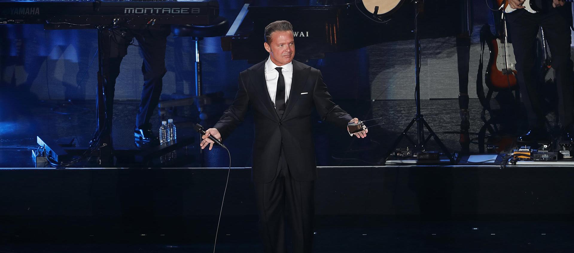 Luis Miguel en un concierto en el 2018 en el Auditorio Nacional de Ciudad de México.
