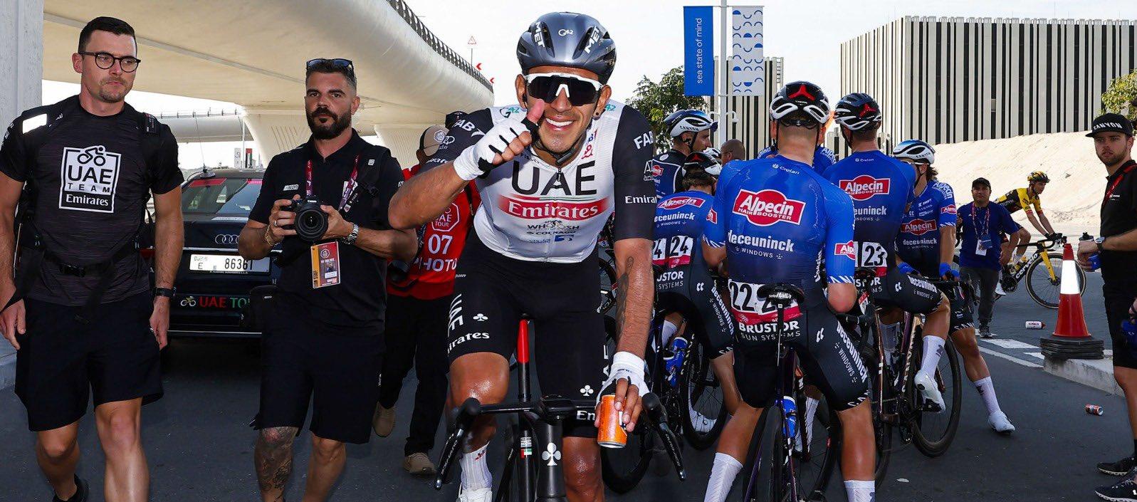 Juan Sebastián Molano, corredor colombiano del UAE Emirates.