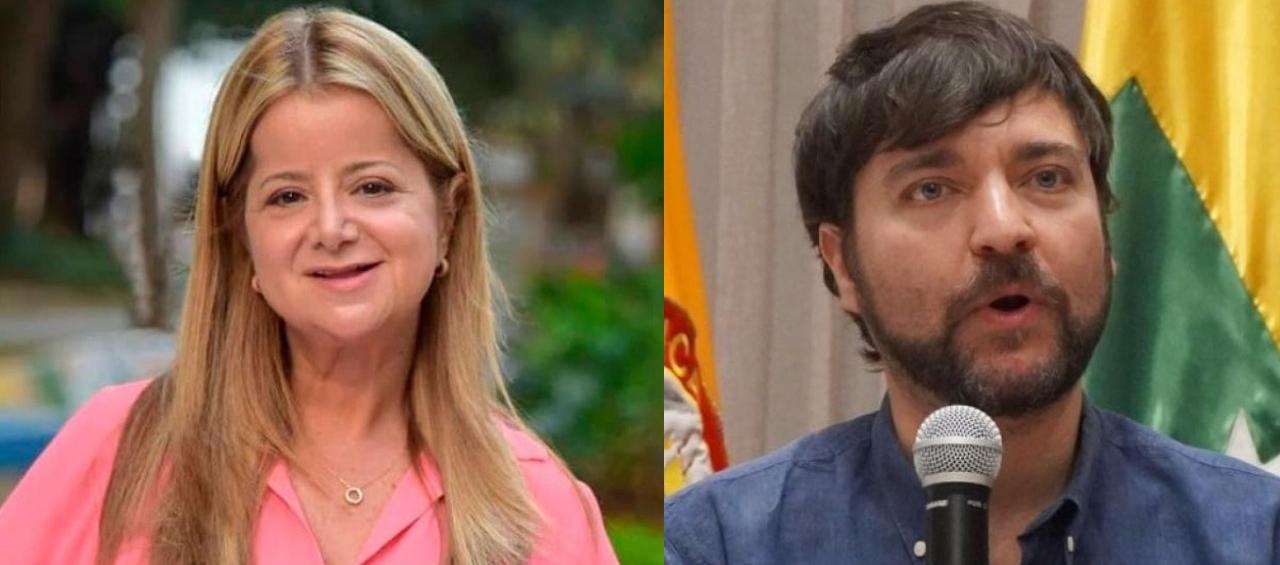 La gobernadora Elsa Noguera y el alcalde Jaime Pumarejo