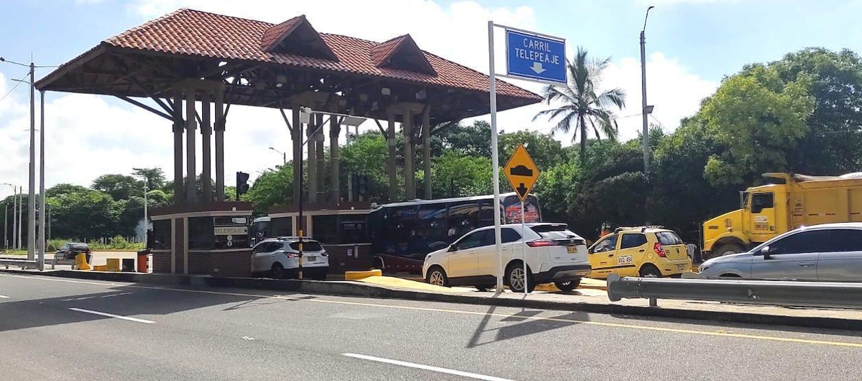 Peaje Papiros en Puerto Colombia.