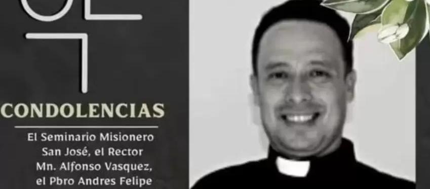 Sacerdote cordobés Javier Eduardo González Pertuz.
