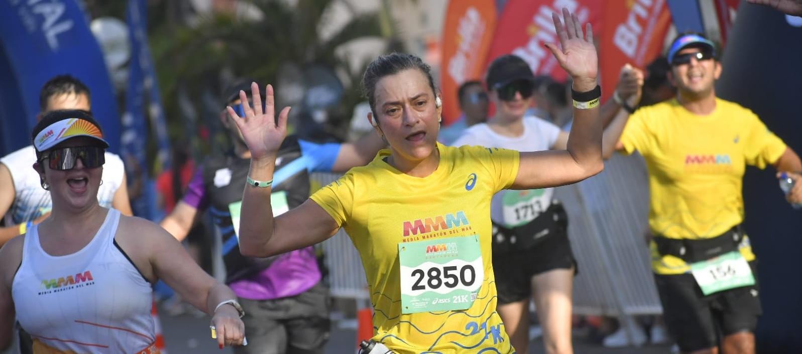 Leidy Romero, vencedora en la rama femenina.