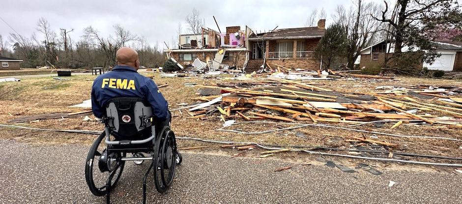 Estragos causados en Alabama.