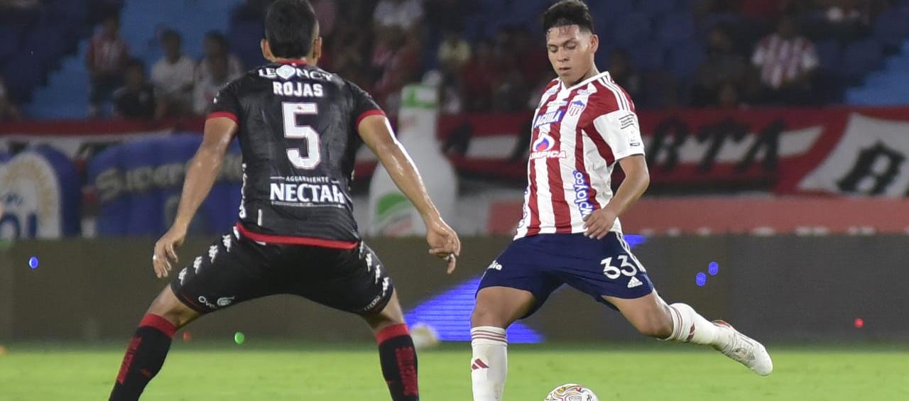 Léider Berdugo fue uno de los más destacados de Junior contra Santa  Fe.