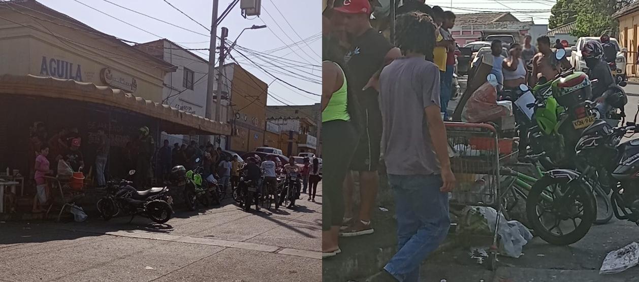 Lugar donde se presentó el ataque a bala. 