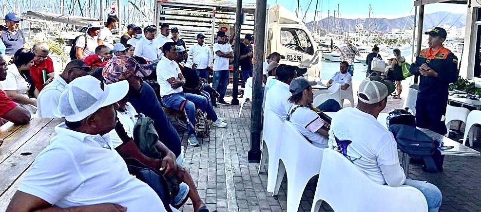 Capacitación a los capitanes.