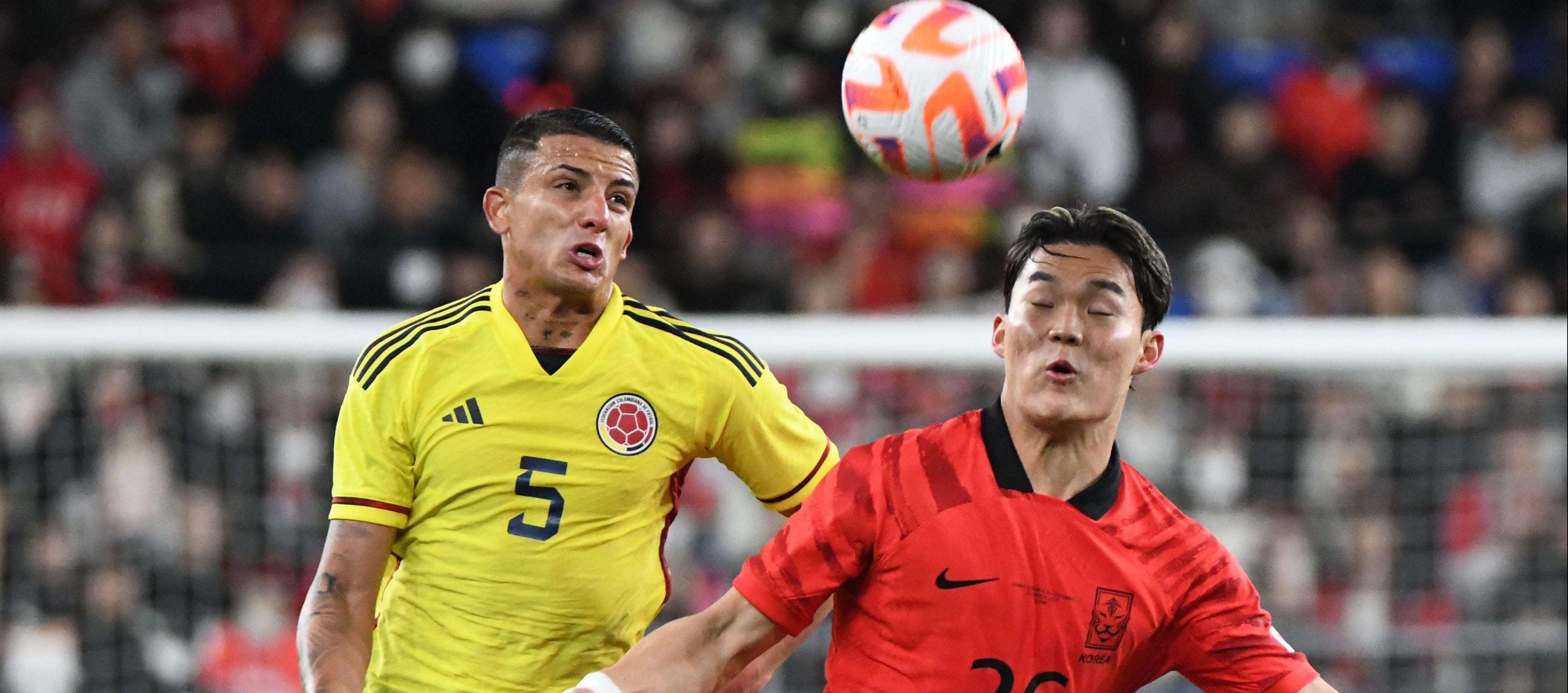 Kevin Cstaño en acción durante el partido contra Corea del Sur.