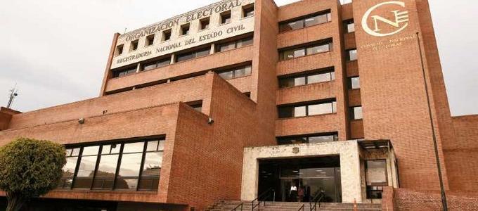 Sede de la organización electoral colombiana en Bogotá.
