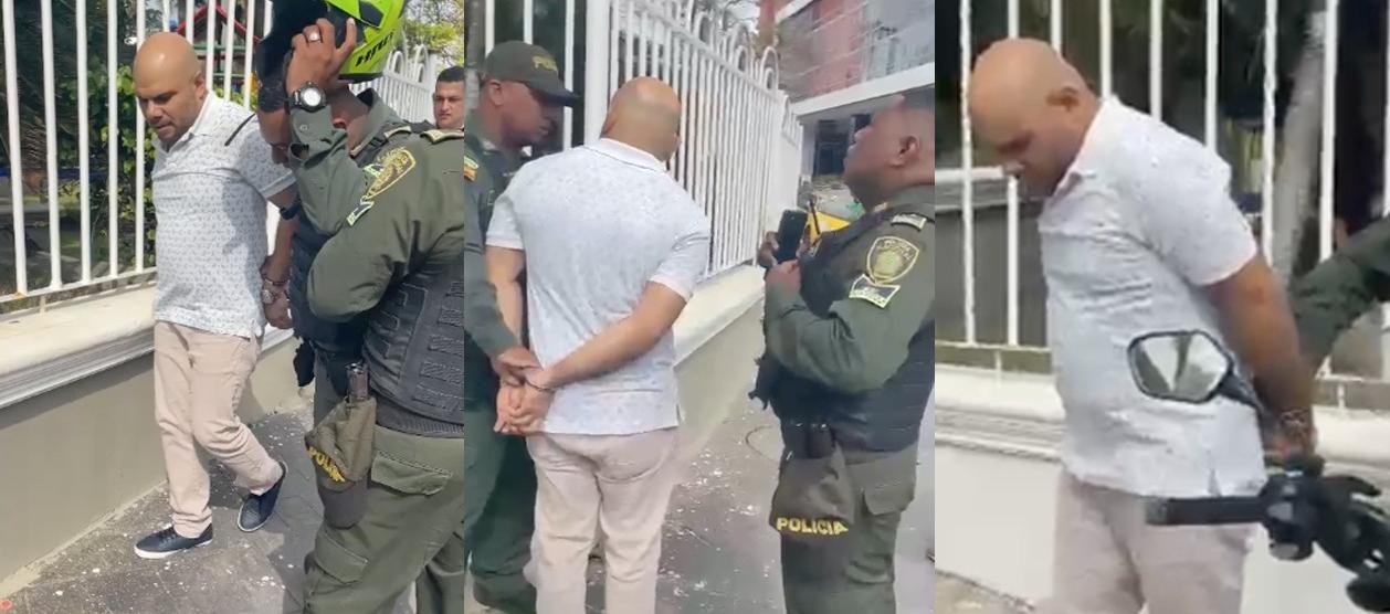  Juan Carlos Agámez Pájaro, exteniente de la Policía Metropolitana de Barranquilla