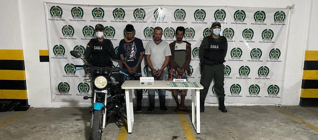 Capturados por la Policía.