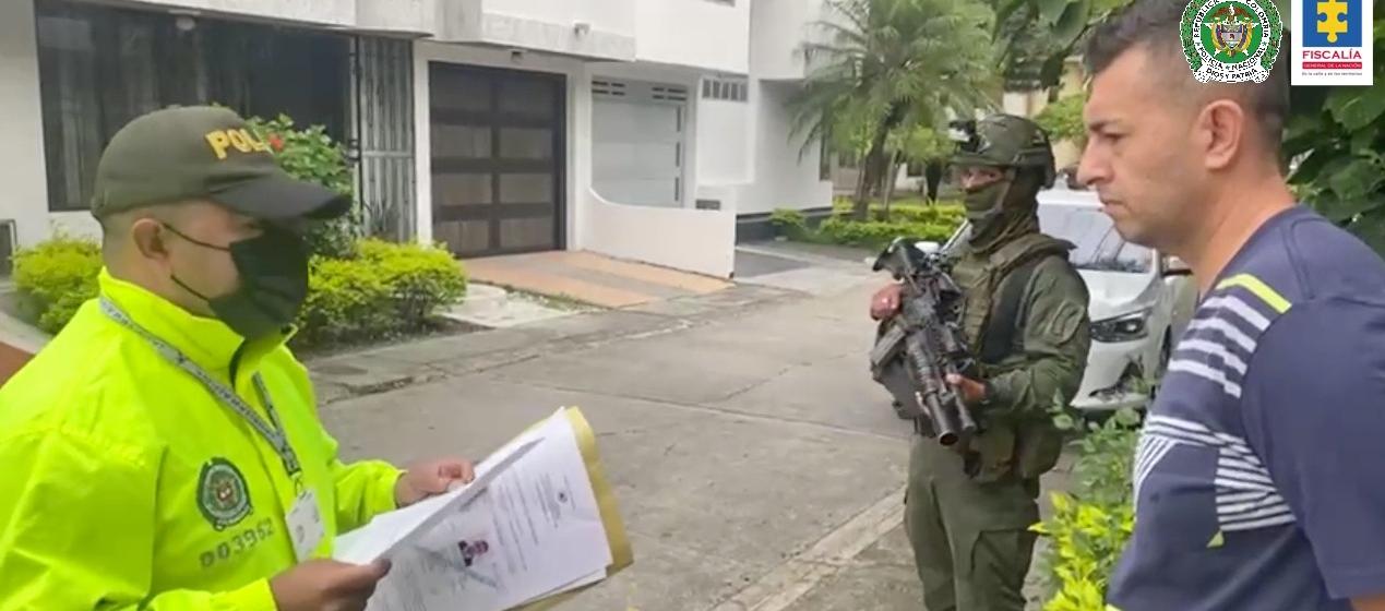 Uno de los capturados por el envío de droga a España. 