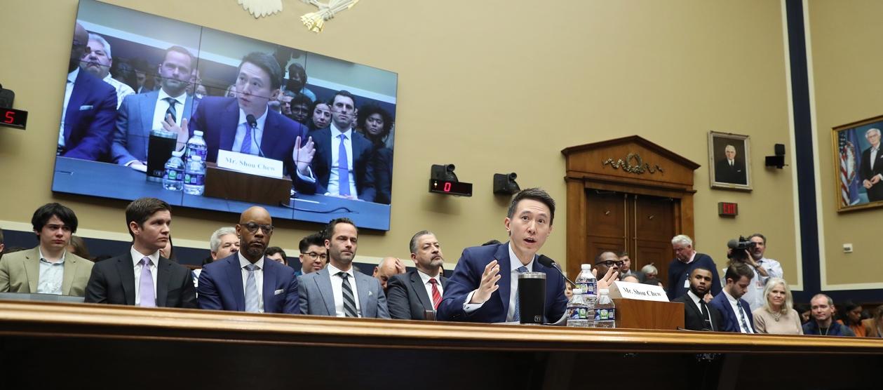 El CEO de TikTok, Shou Zi Chew.