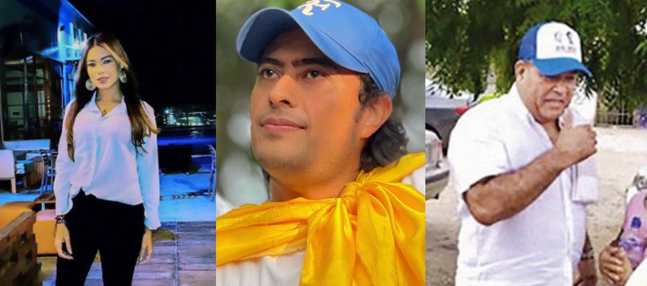 Day Vásquez, Nicolás Petro y Samuel Santa Lopesierra, alias 'Hombre Marlboro'.